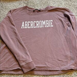 Abercrombie & Fitch Dusty Rose Crewneck